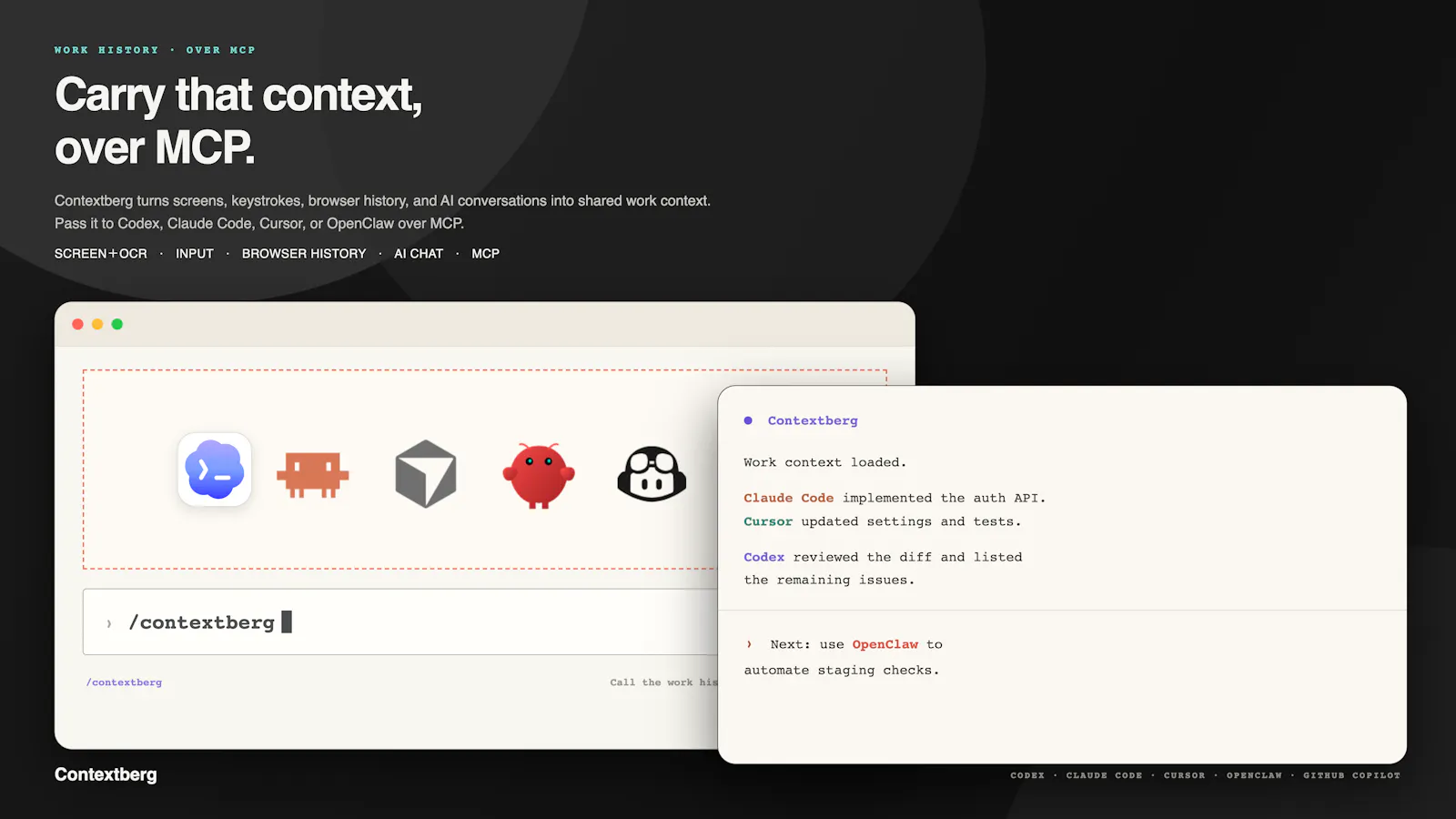 Contextberg screenshot 3