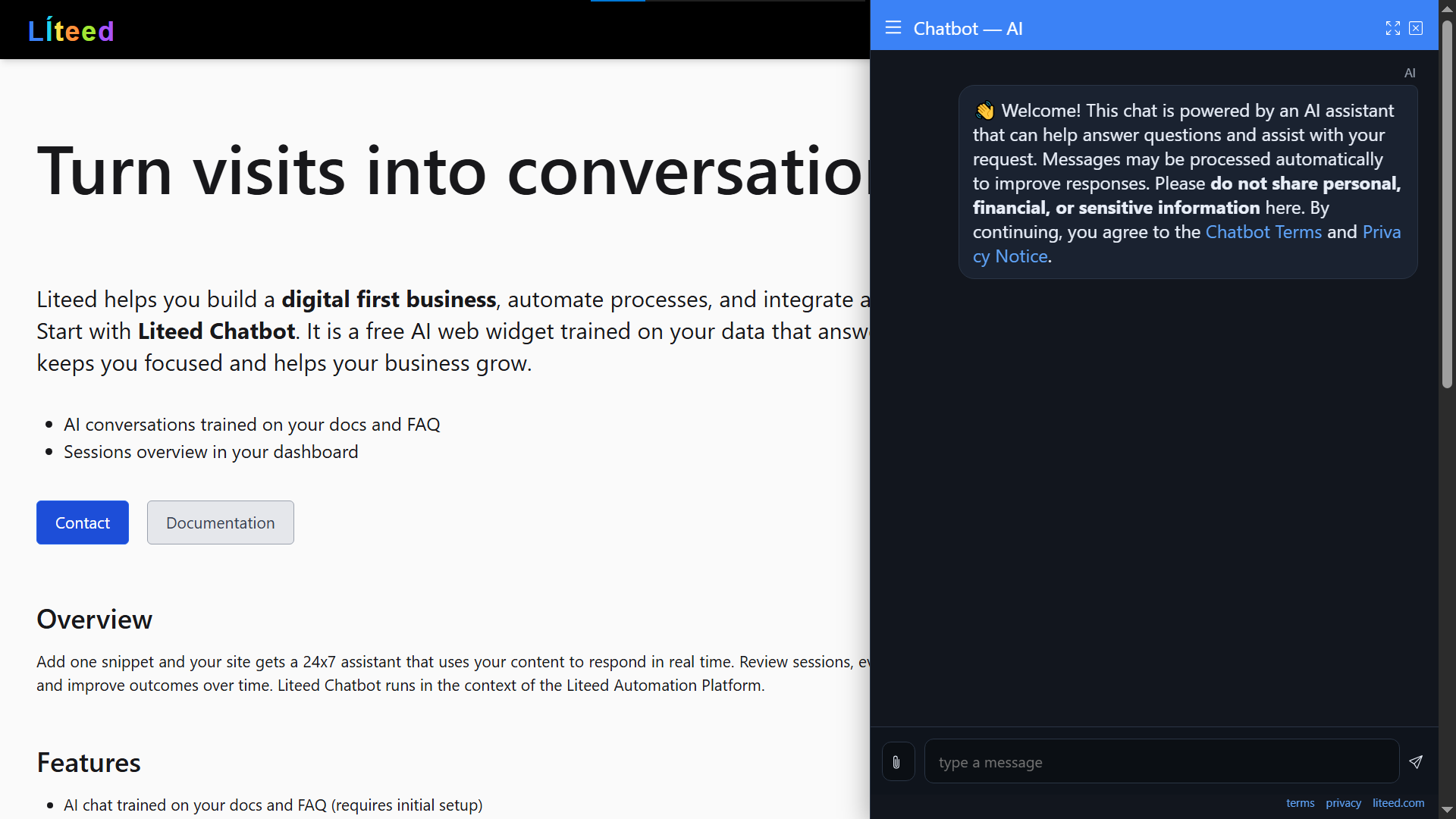 Liteed Chatbot gallery image