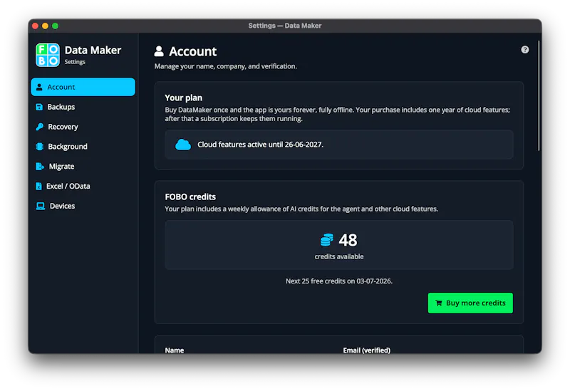 Data Maker screenshot 4
