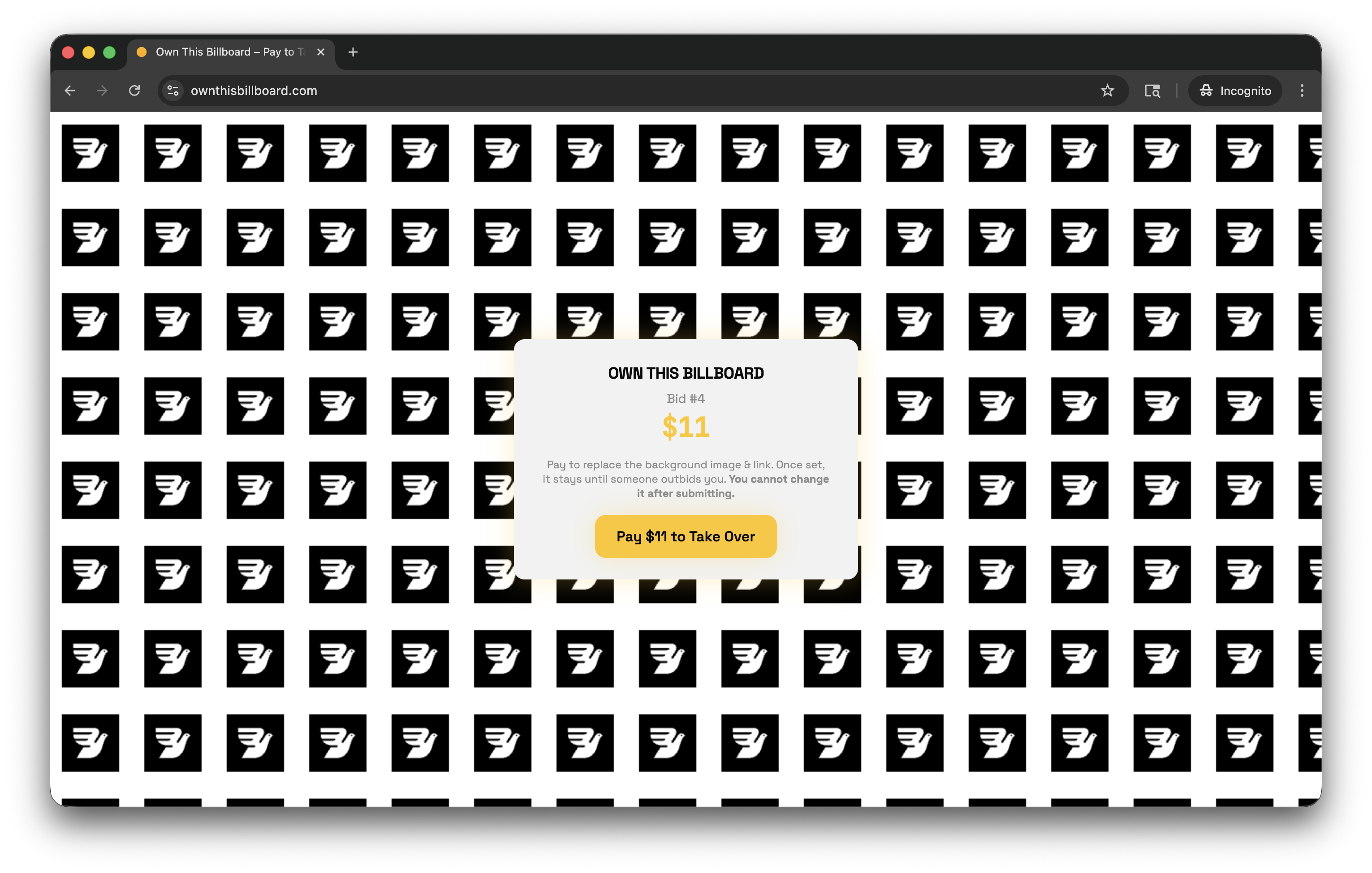 The internet's billboard gallery image
