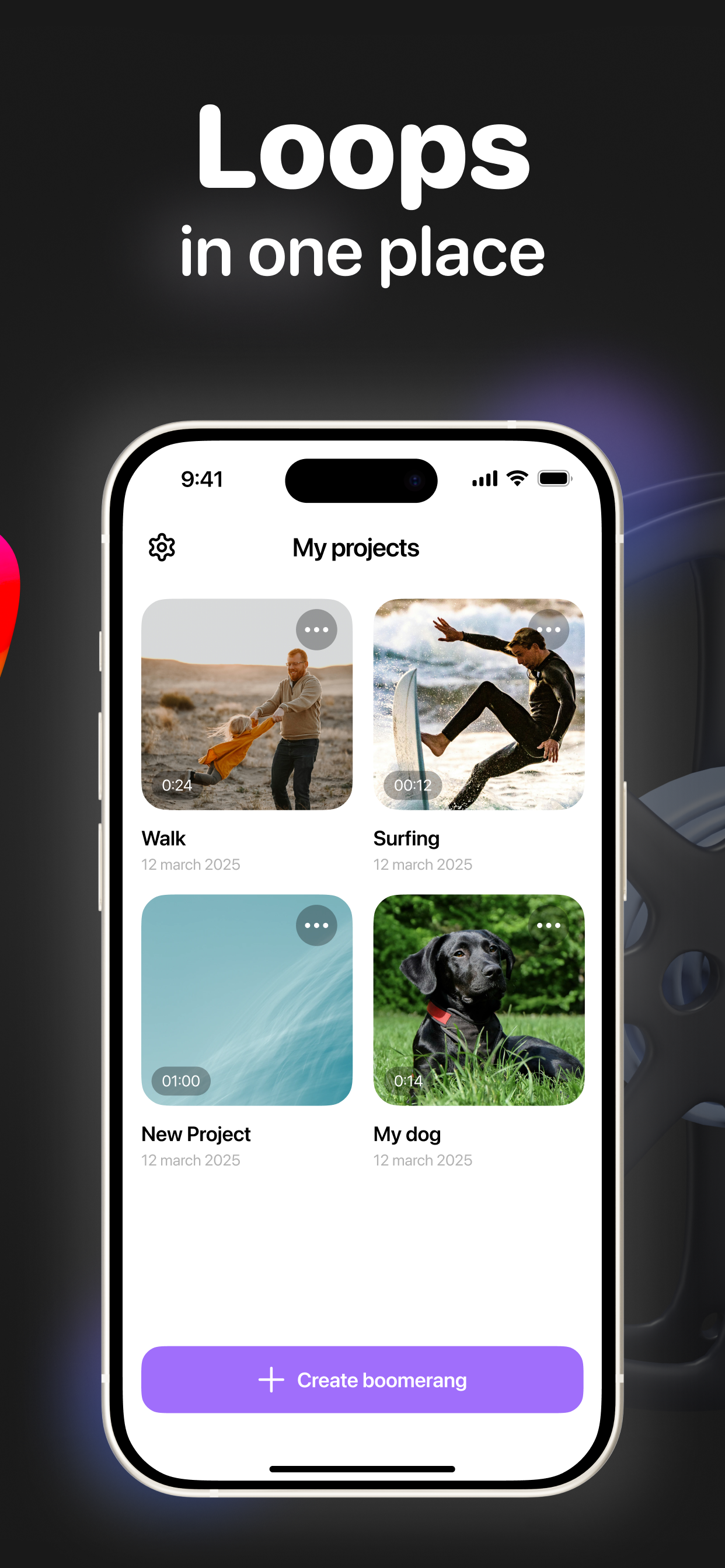Mídia 5 de Boomerang - Loop & GIF Maker - De clipes rápidos a loops virais