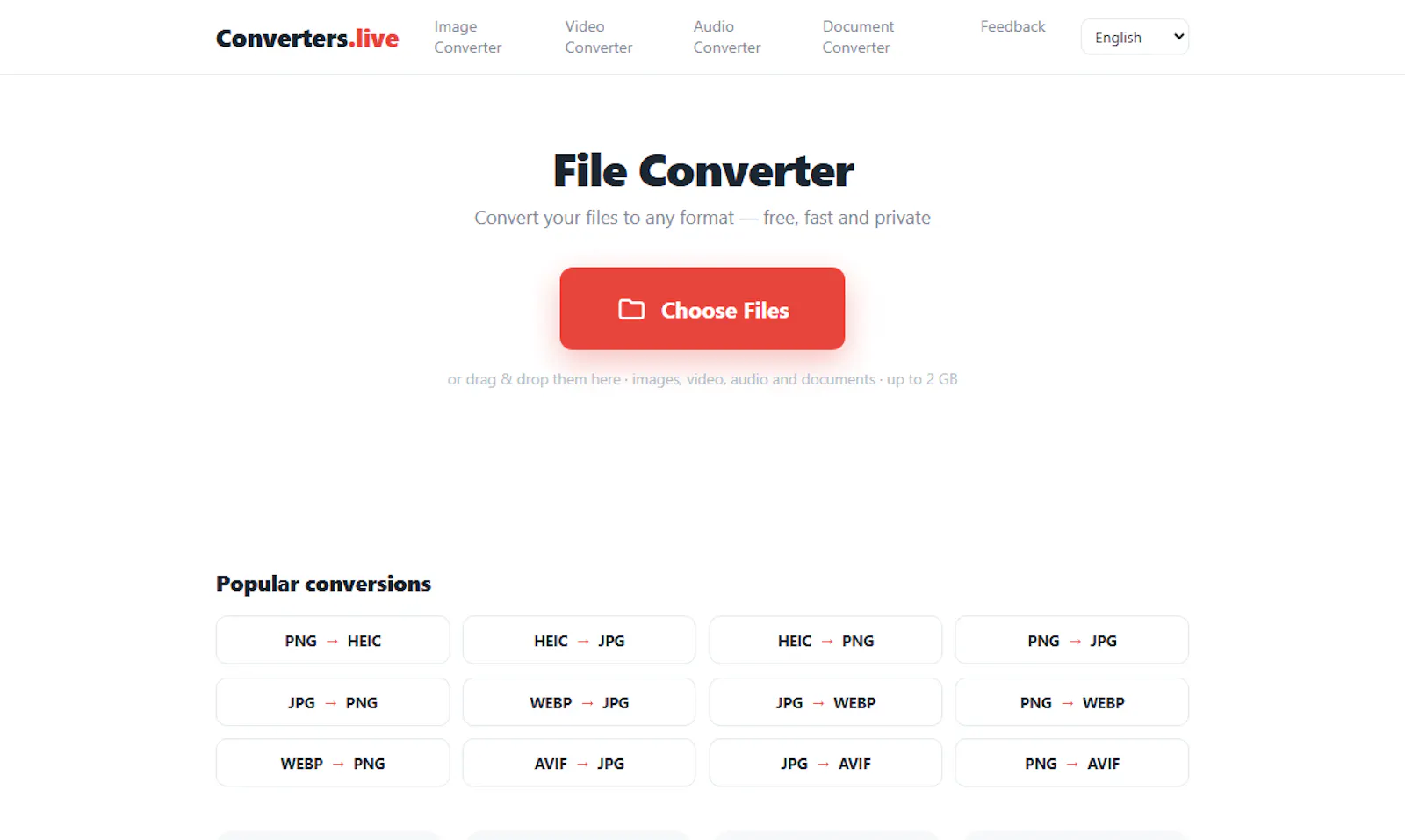 Converters.live screenshot 1