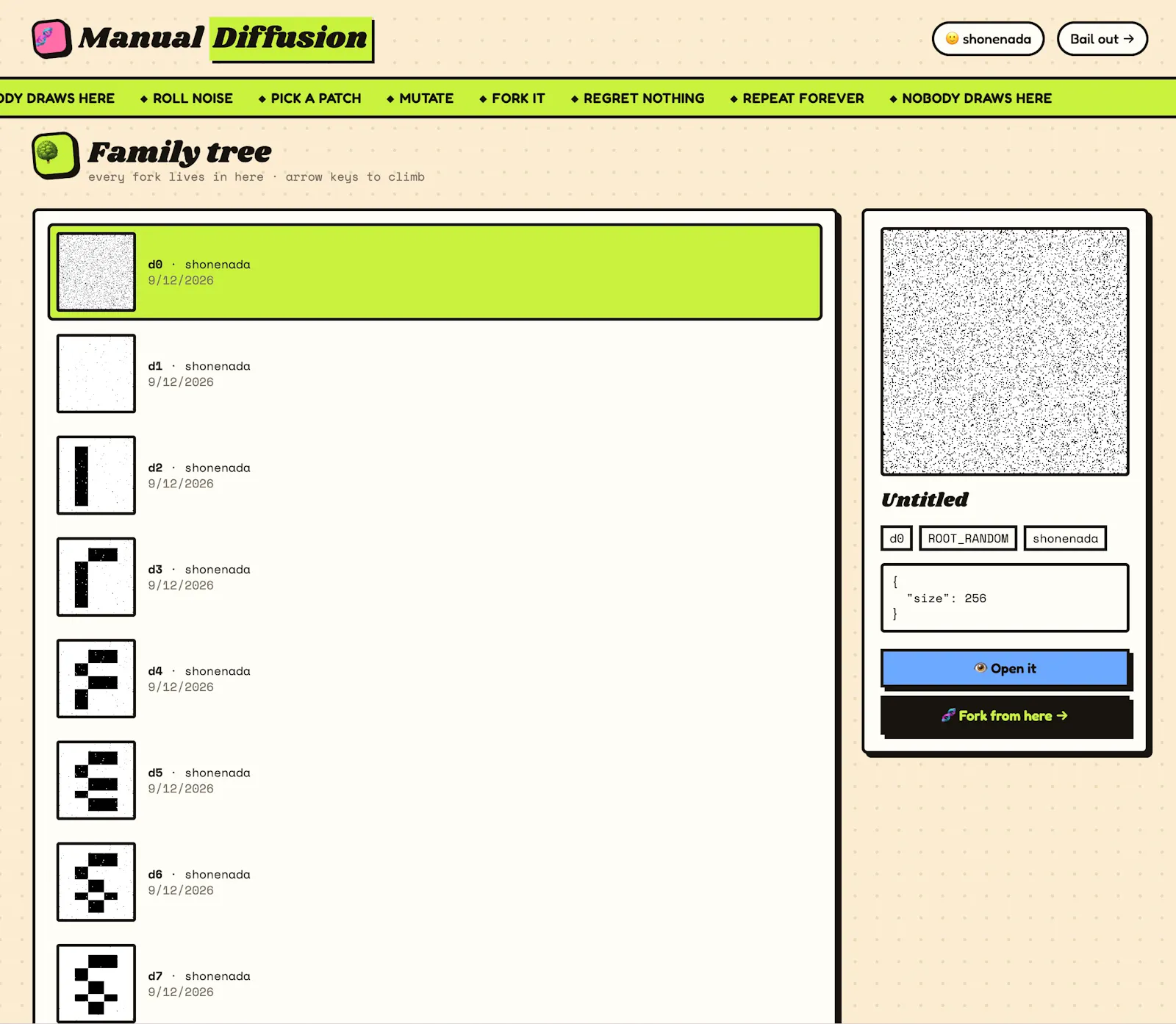 Manual Diffusion screenshot 2