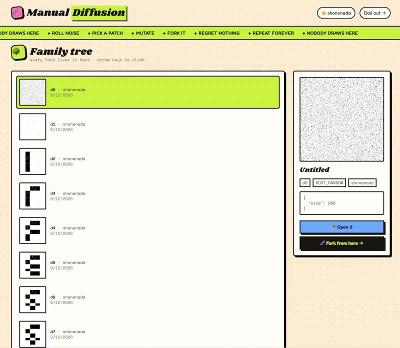 Manual Diffusion screenshot 2