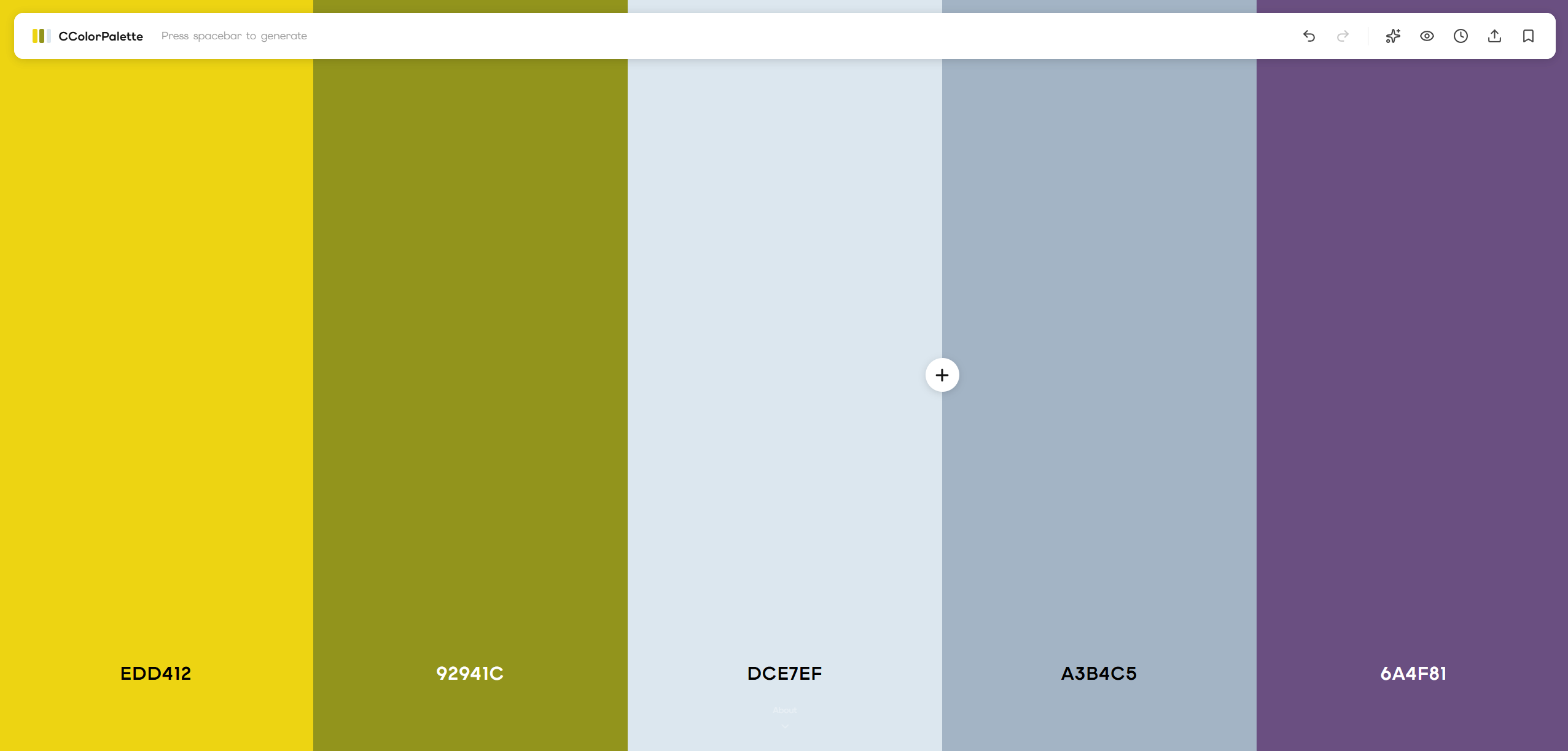 CColorPalette.com - color generator tool - Screenshot 5 showing product features and functionality
