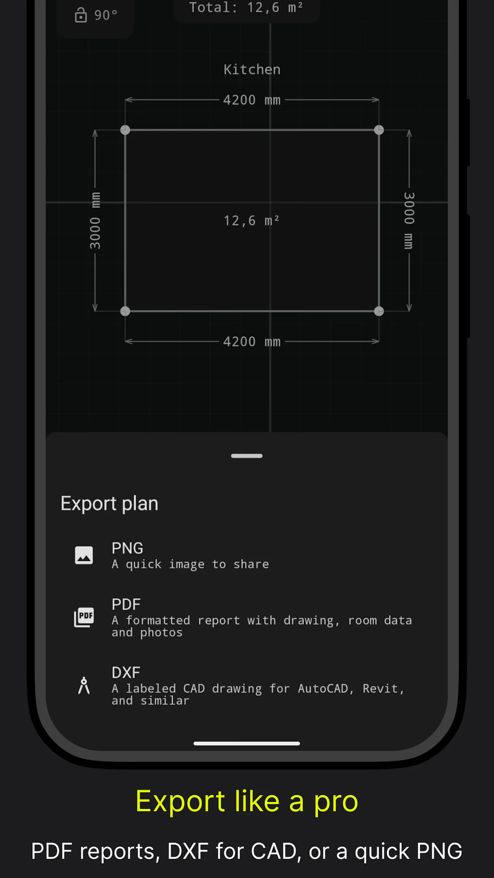 CFMeasure — AR Floor Plan Maker screenshot 4