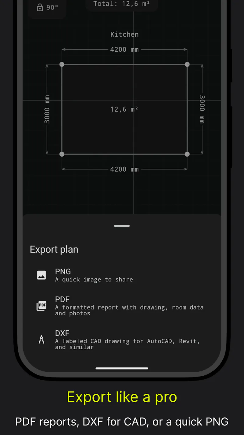 CFMeasure — AR Floor Plan Maker screenshot 4