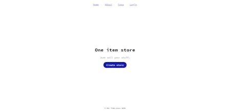 One Item Store gallery image