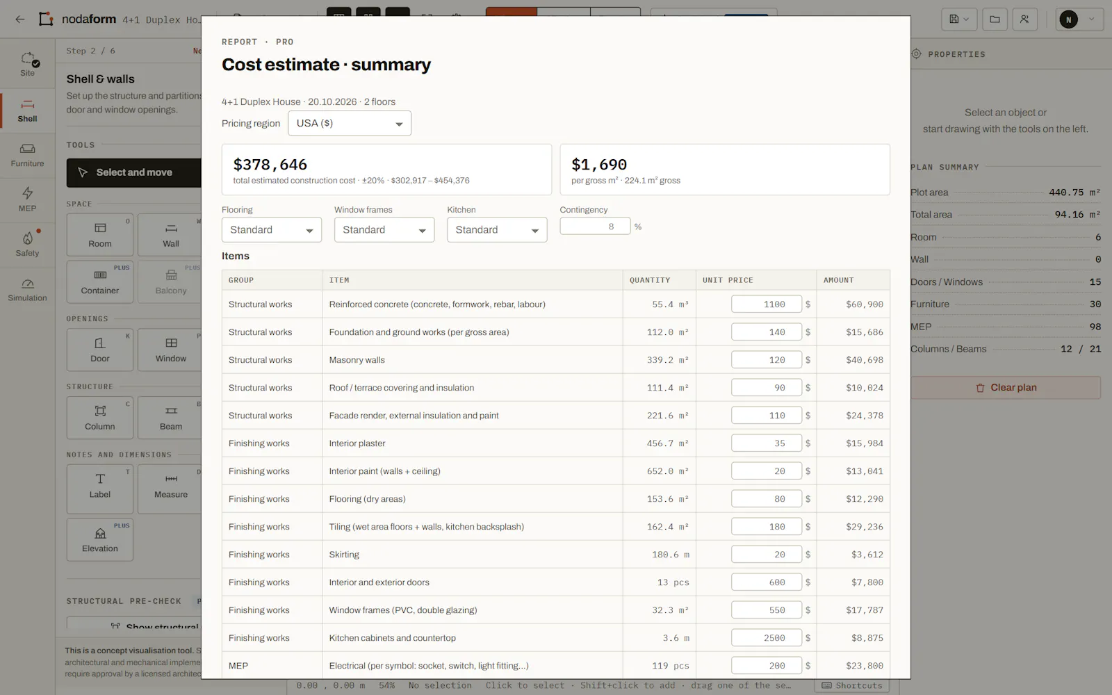 Nodaform screenshot 8