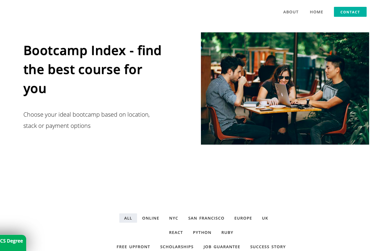 Bootcamp Index gallery image