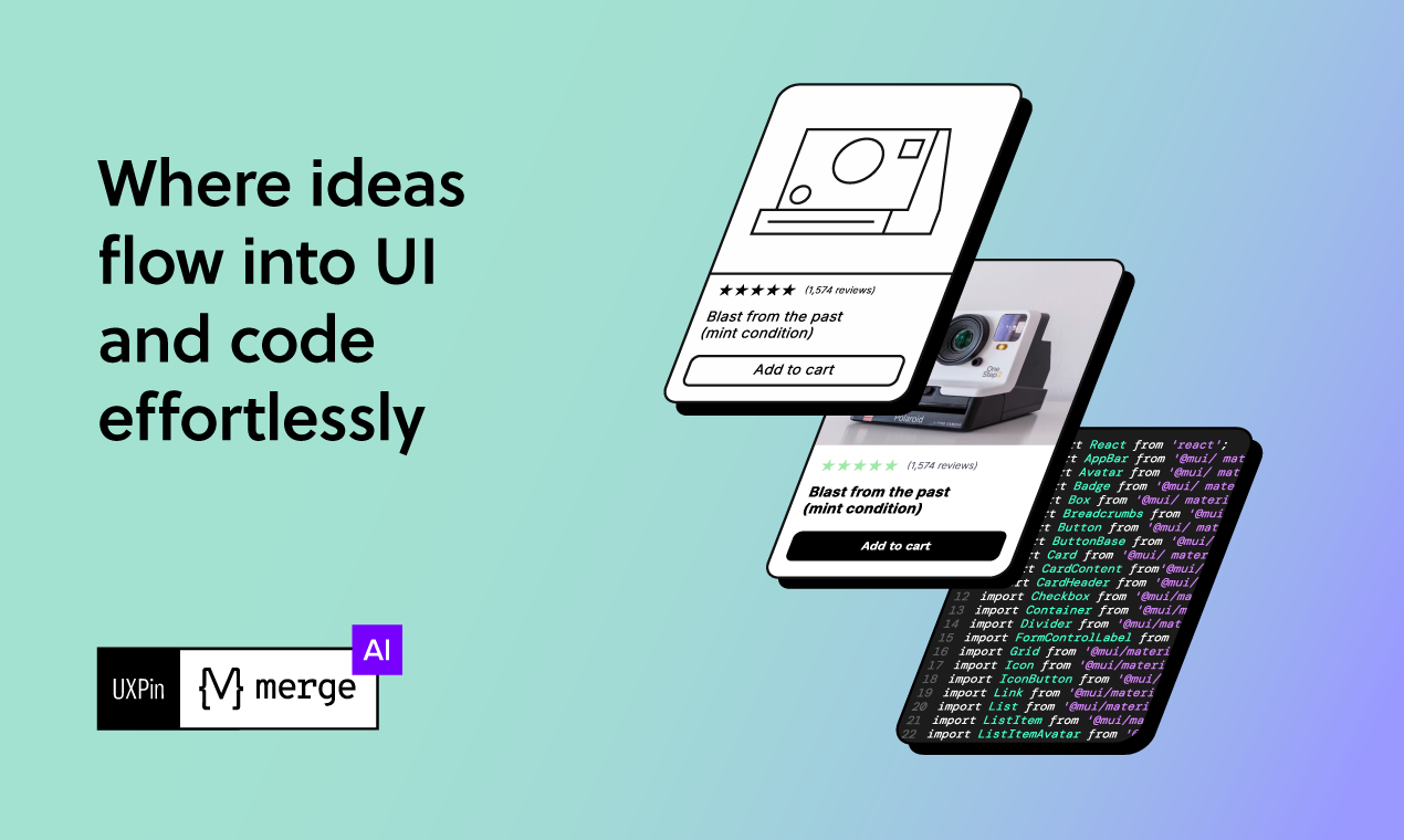 UXPin Merge AI 2.0 gallery image