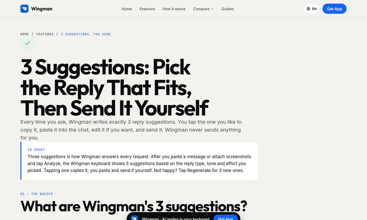 Wingman: Rizz AI Keyboard gallery image