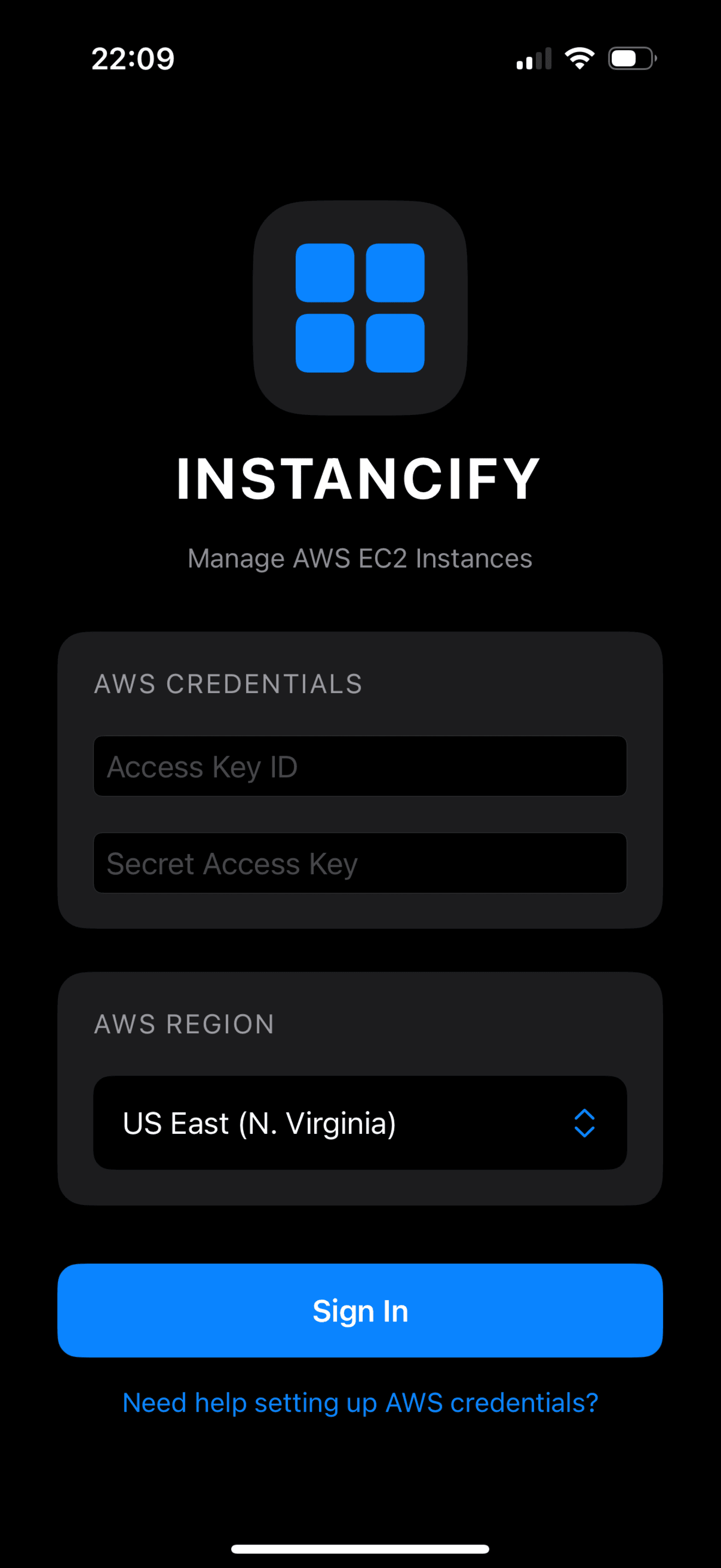 وسائط Instancify - التحكم EC2 في جيبك 2