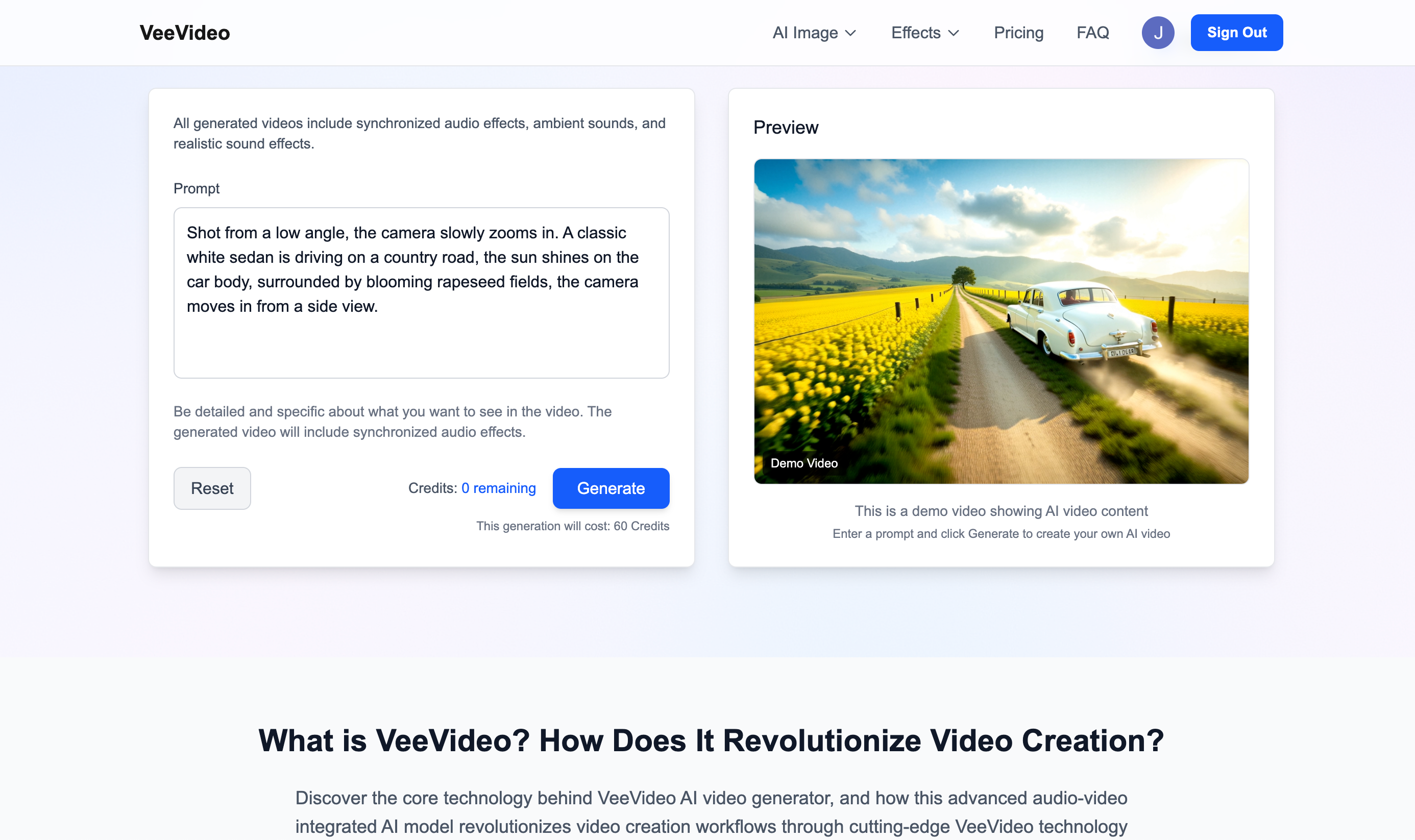Veevideo - Audio-Video Generador de videos AI integrado media 2
