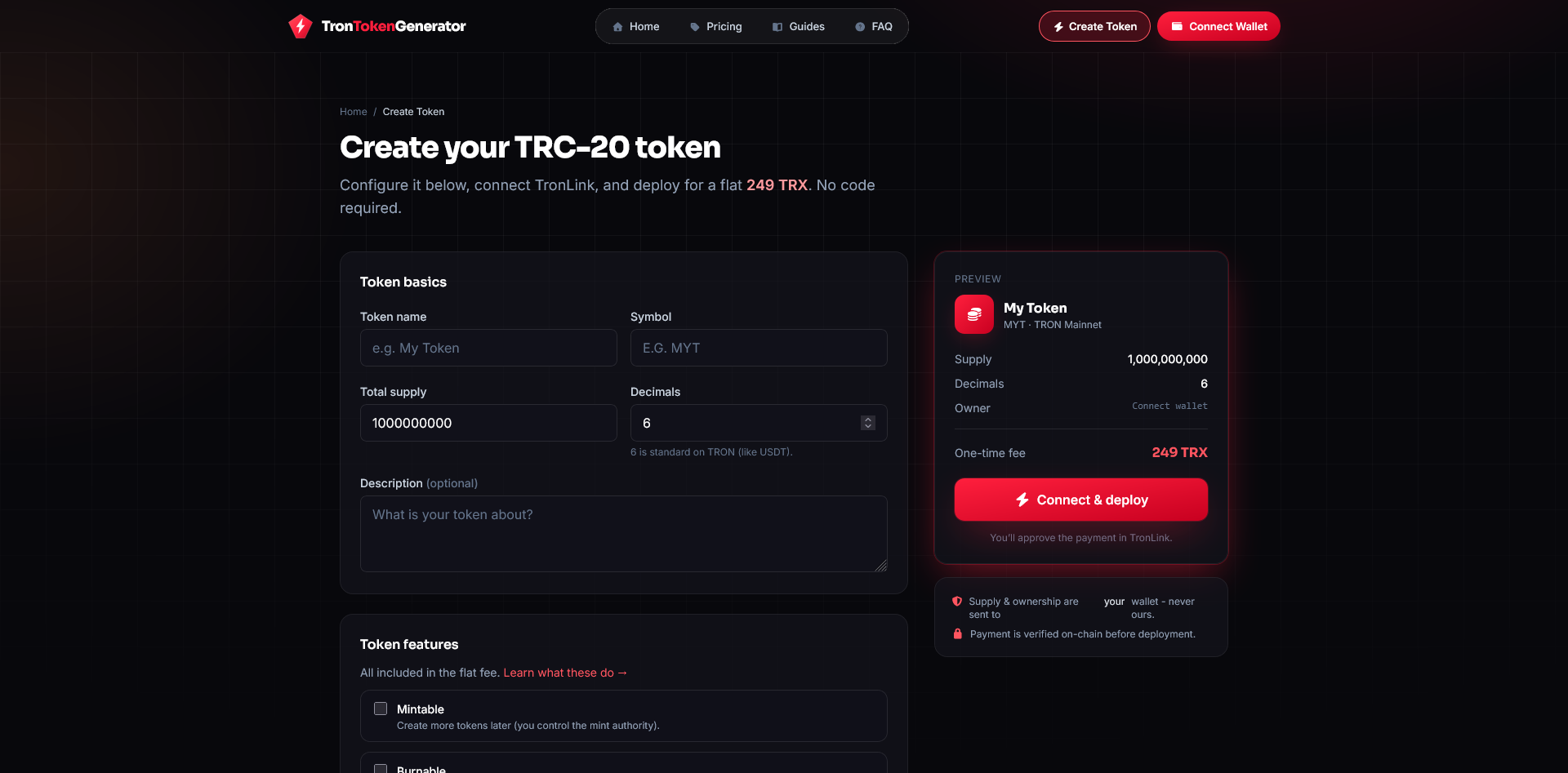 TronTokenGenerator gallery image