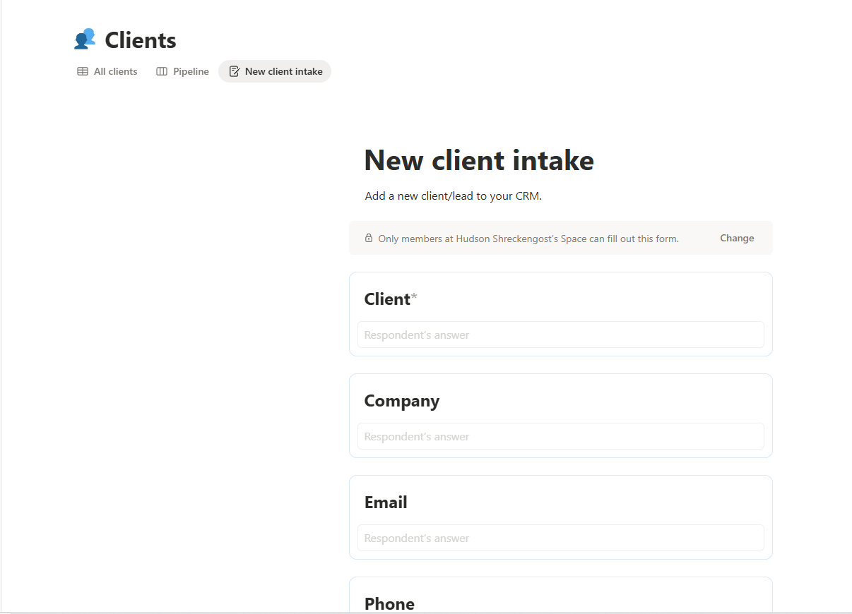 Freelancer CRM  gallery image