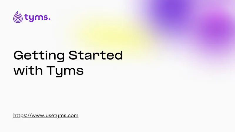 Tyms v3.0 screenshot 1 (video preview)