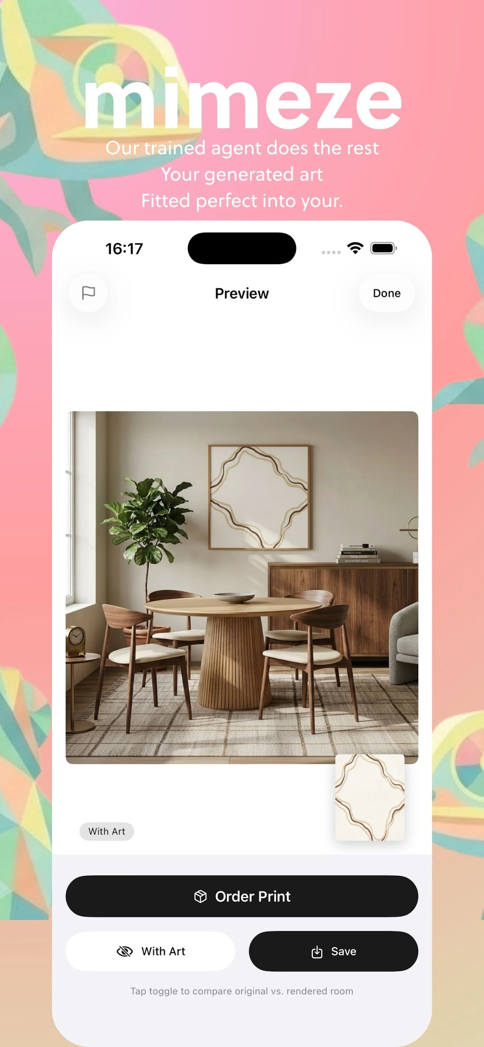 mimeze — Wall Art, Made for Your Space. screenshot 9