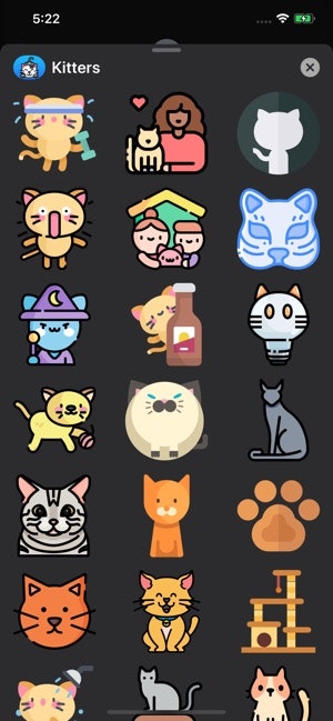 Kitters! iMessage Cat Stickers -AppStore gallery image