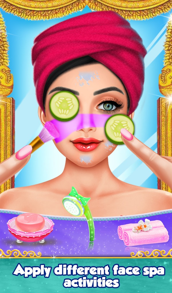 Indian Gopi Makeup Dressup gallery image