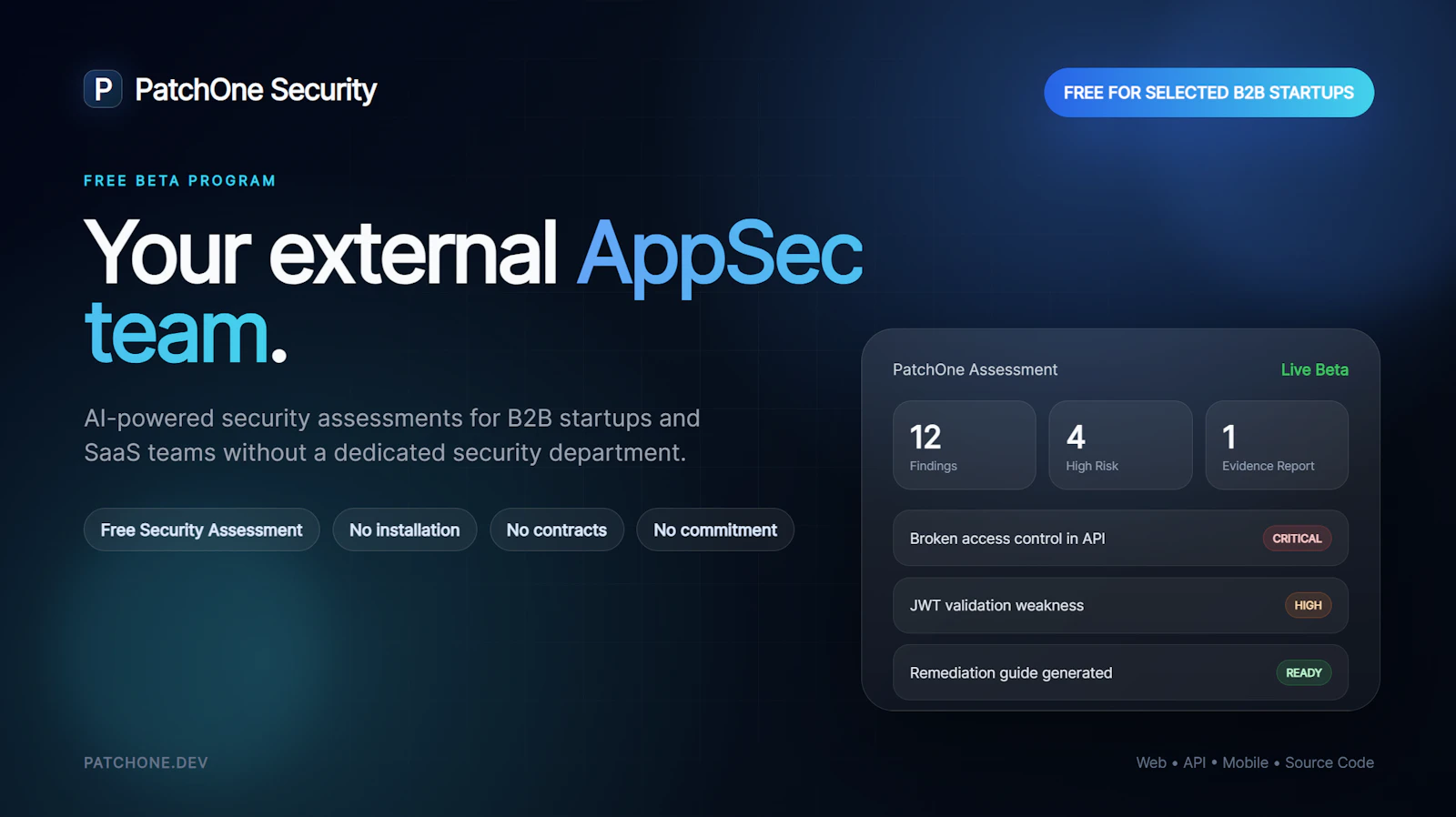 PatchOne Security screenshot 1