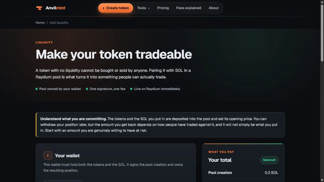 Anvilmint screenshot 2