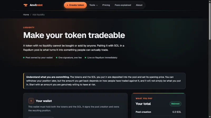 Anvilmint screenshot 2