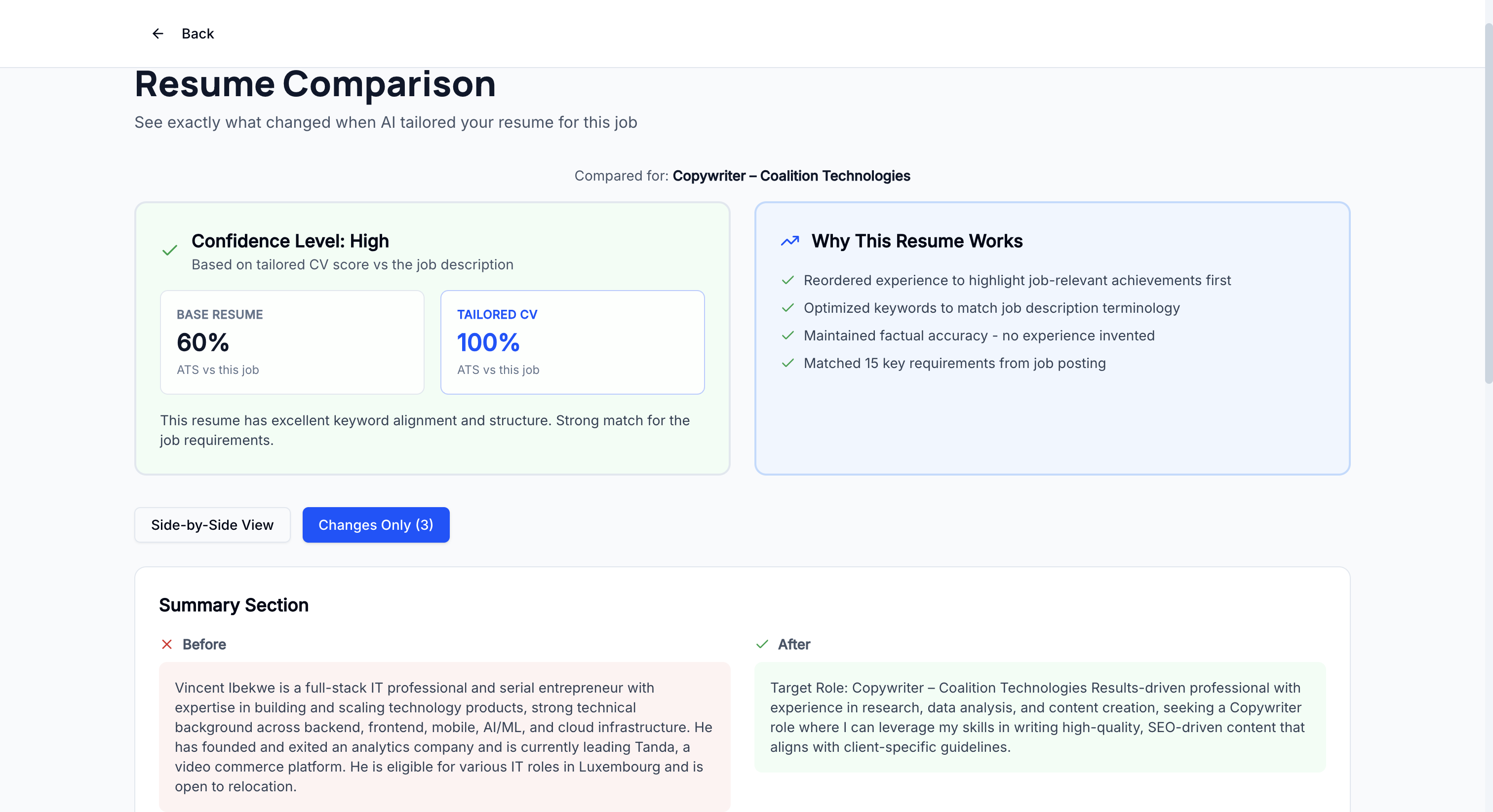 ResumeAI – AI Job Application Copilot gallery image