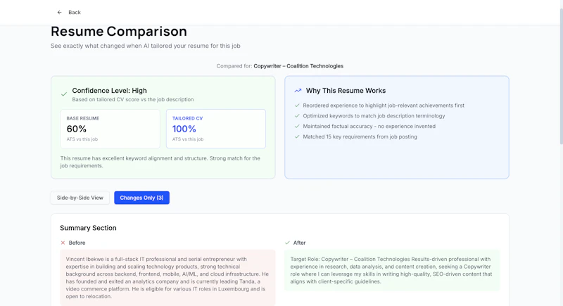 ResumeAI – AI Job Application Copilot screenshot 4