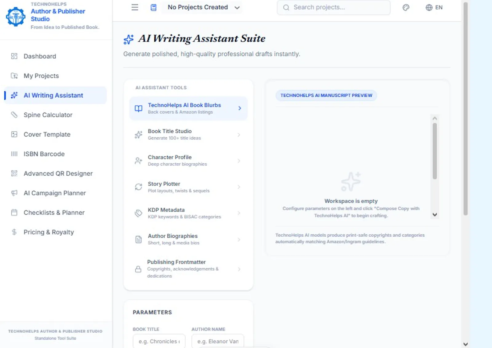 TechnoHelps Author & Publisher Studio screenshot 7