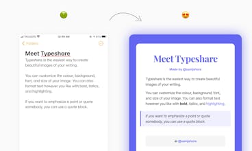 Typeshare gallery image