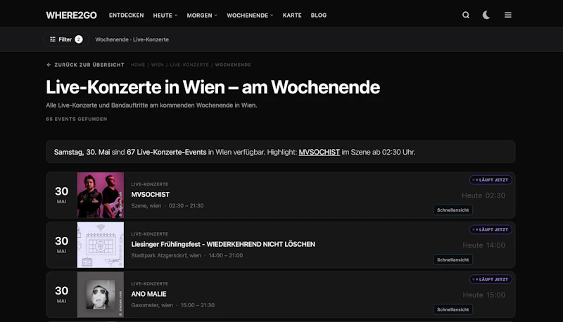 Where2Go.at screenshot 7