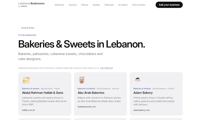 Lebanese Businesses screenshot 2