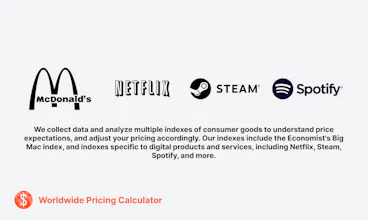 Worldwide Pricing Calculator gallery image