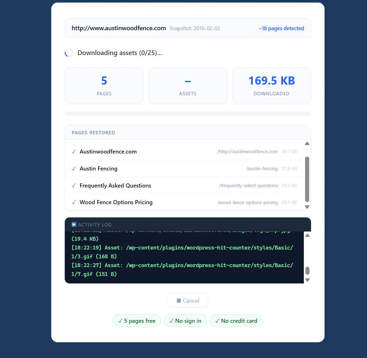 recoveryoursite.com gallery image