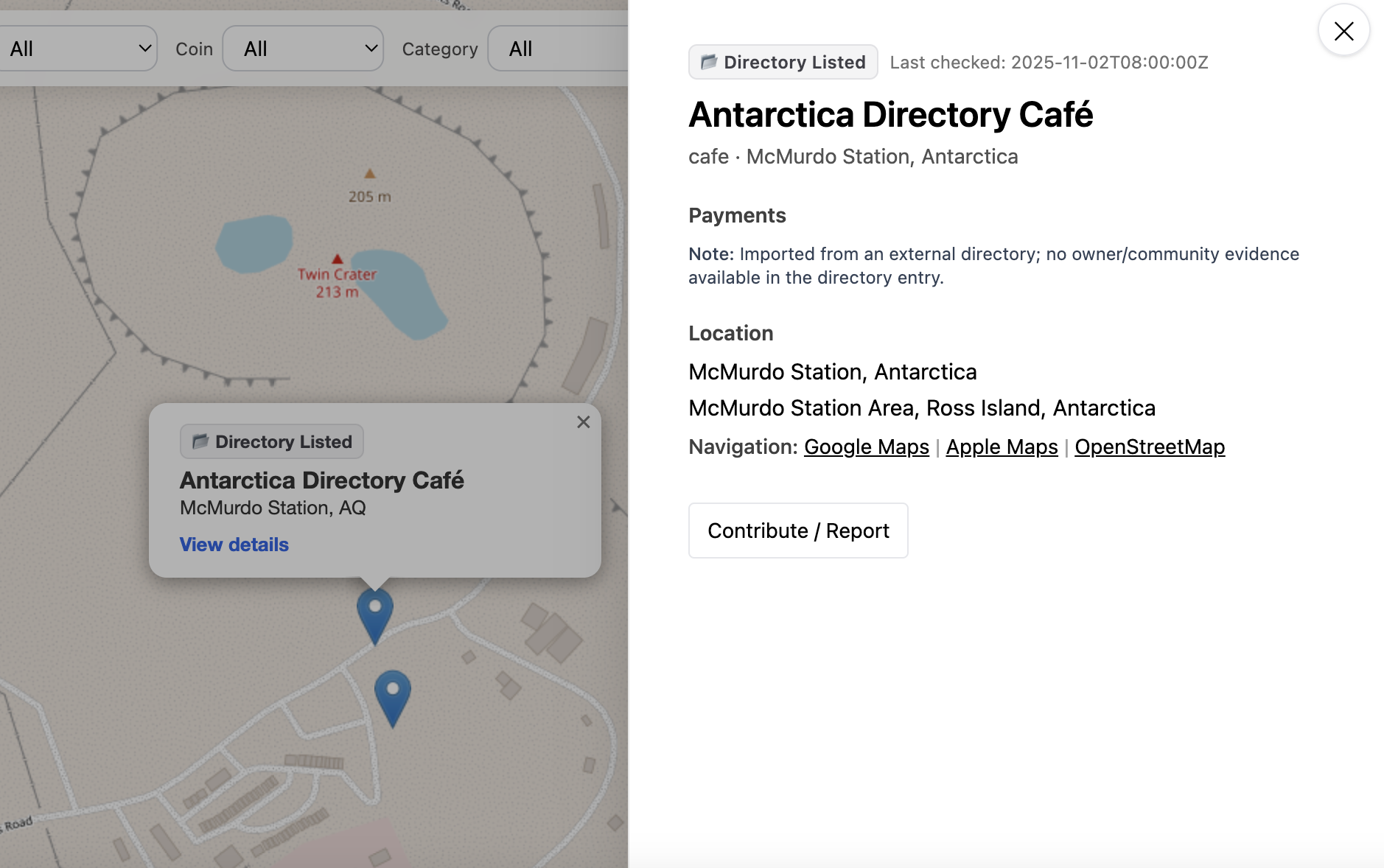 CryptoPayMap - Screenshot 5 preview