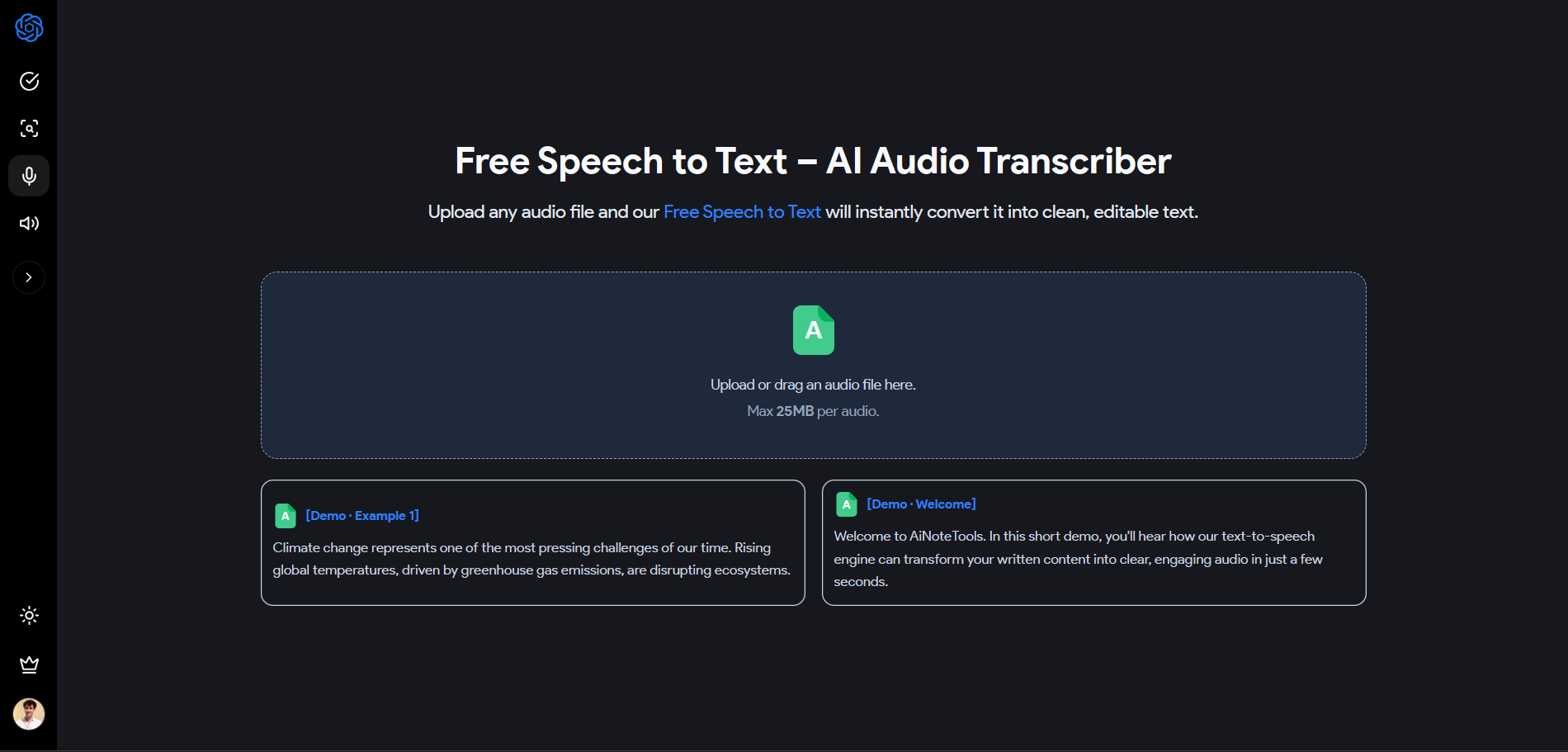 AiNoteTools - Screenshot 3 showing product features and functionality