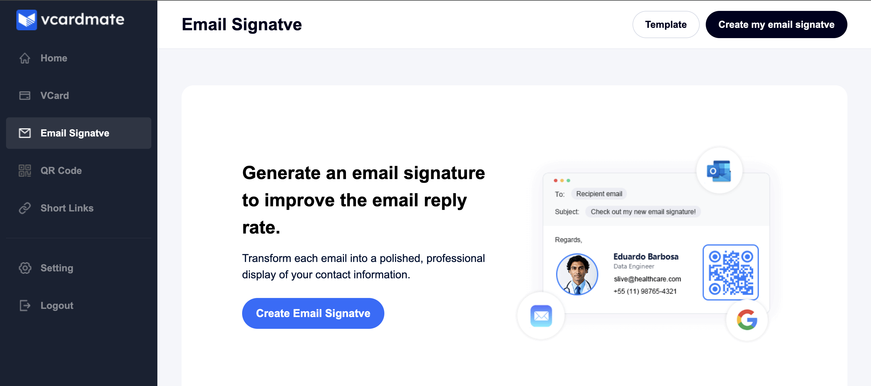Mídia 4 de vcardmate - Seu cartão de visita digital