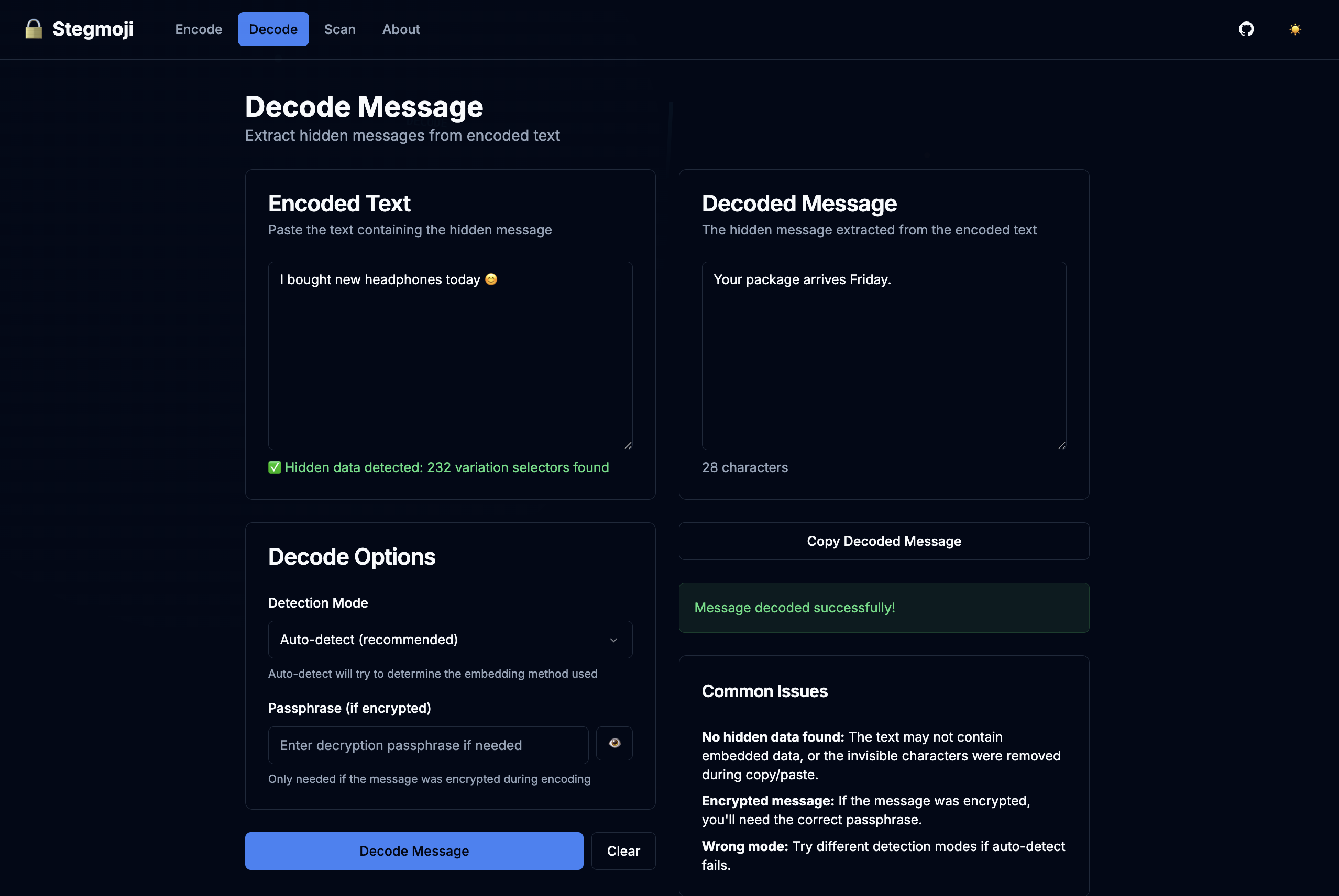 Stegmoji gallery image