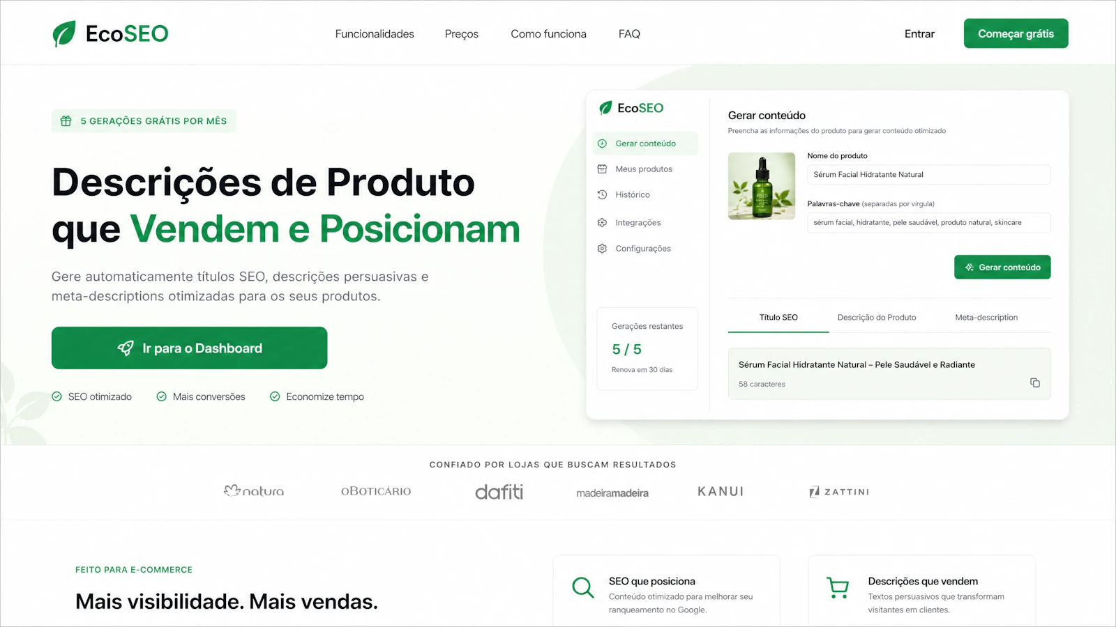 EcoSEO screenshot 2