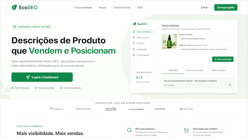 EcoSEO screenshot 2