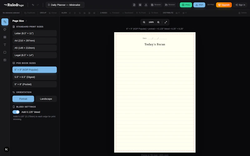 RuledPage screenshot 10