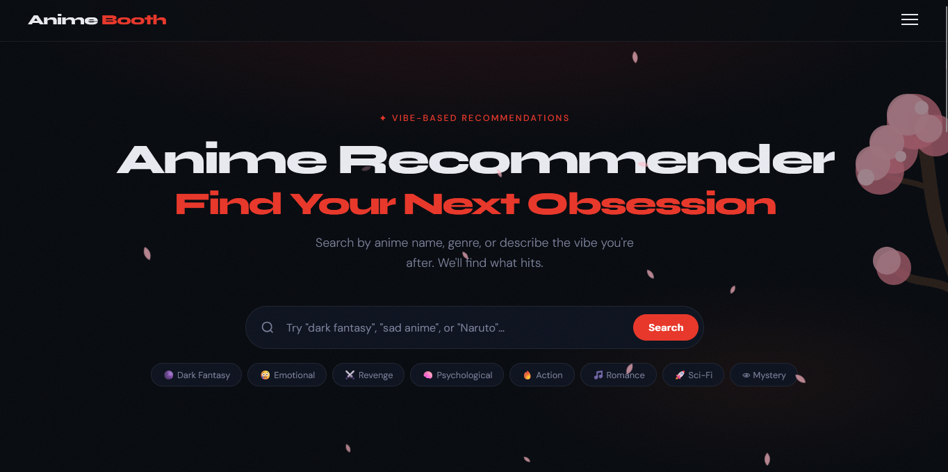 Anime Recommender gallery image