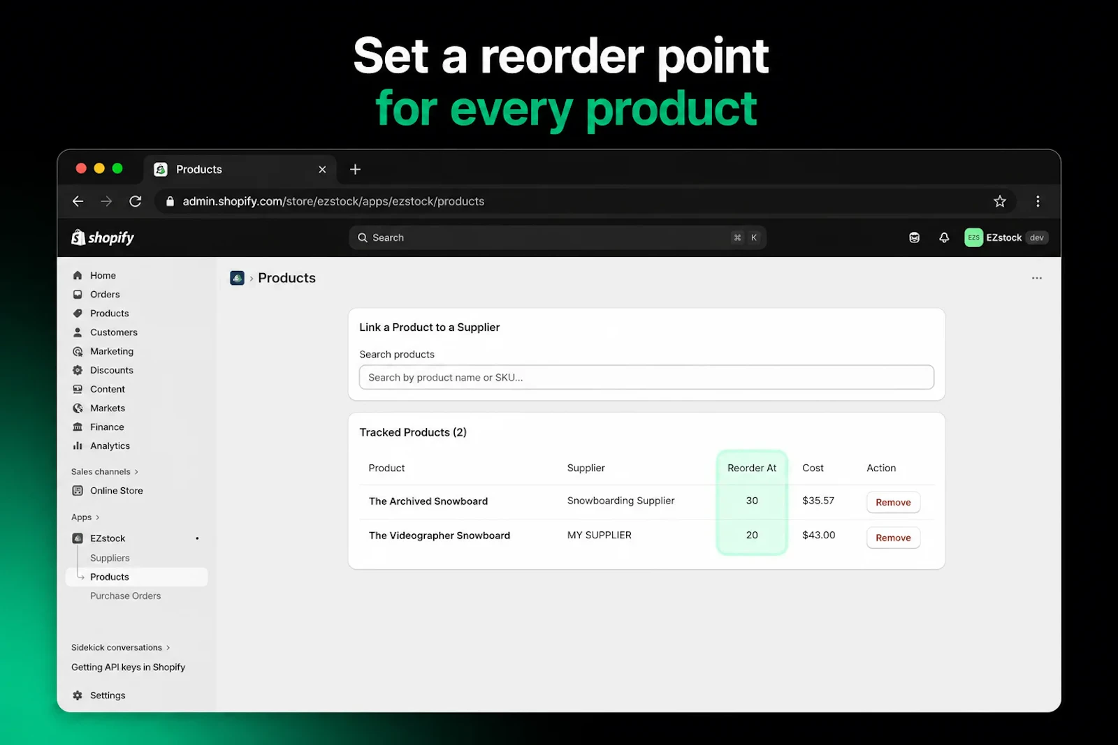 EZStock ‑ Inventory & Purchase Orders screenshot 4