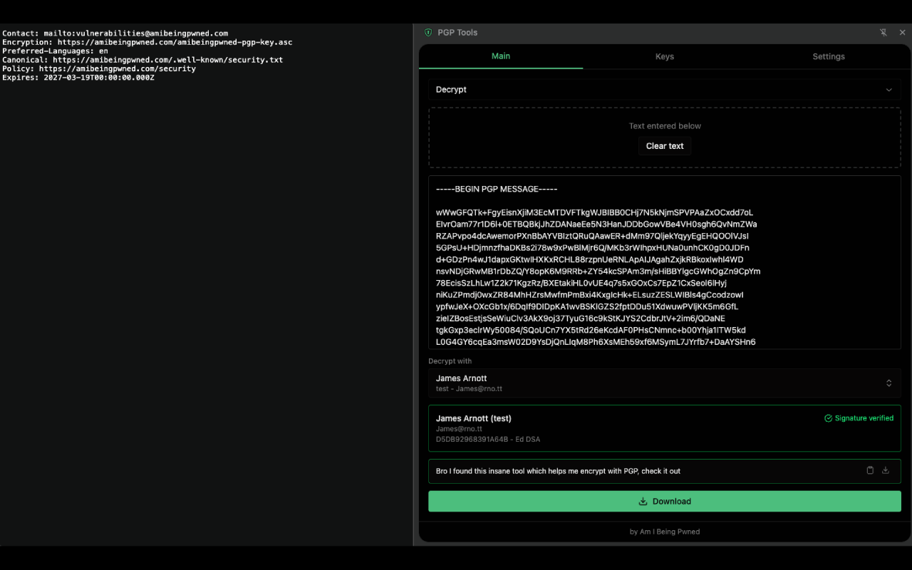 PGP Tools, PGP made convenient gallery image