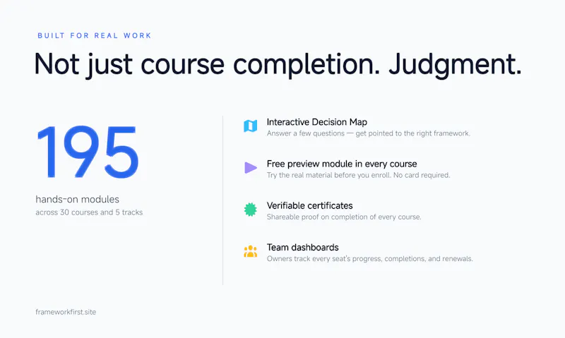 Framework First Academy screenshot 5