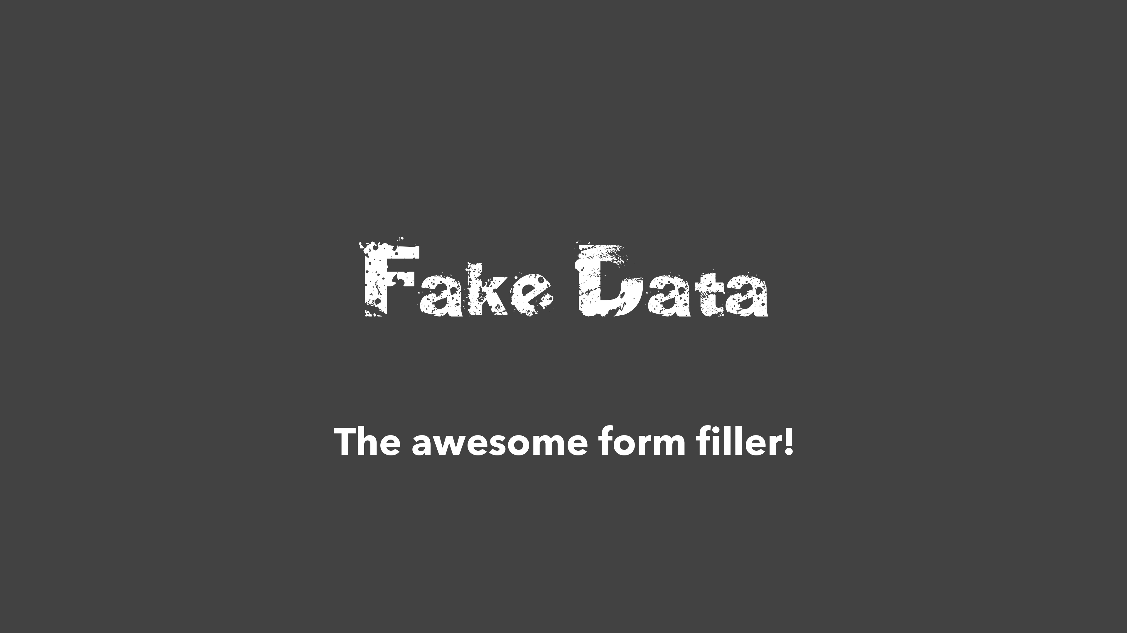 Fake Data gallery image
