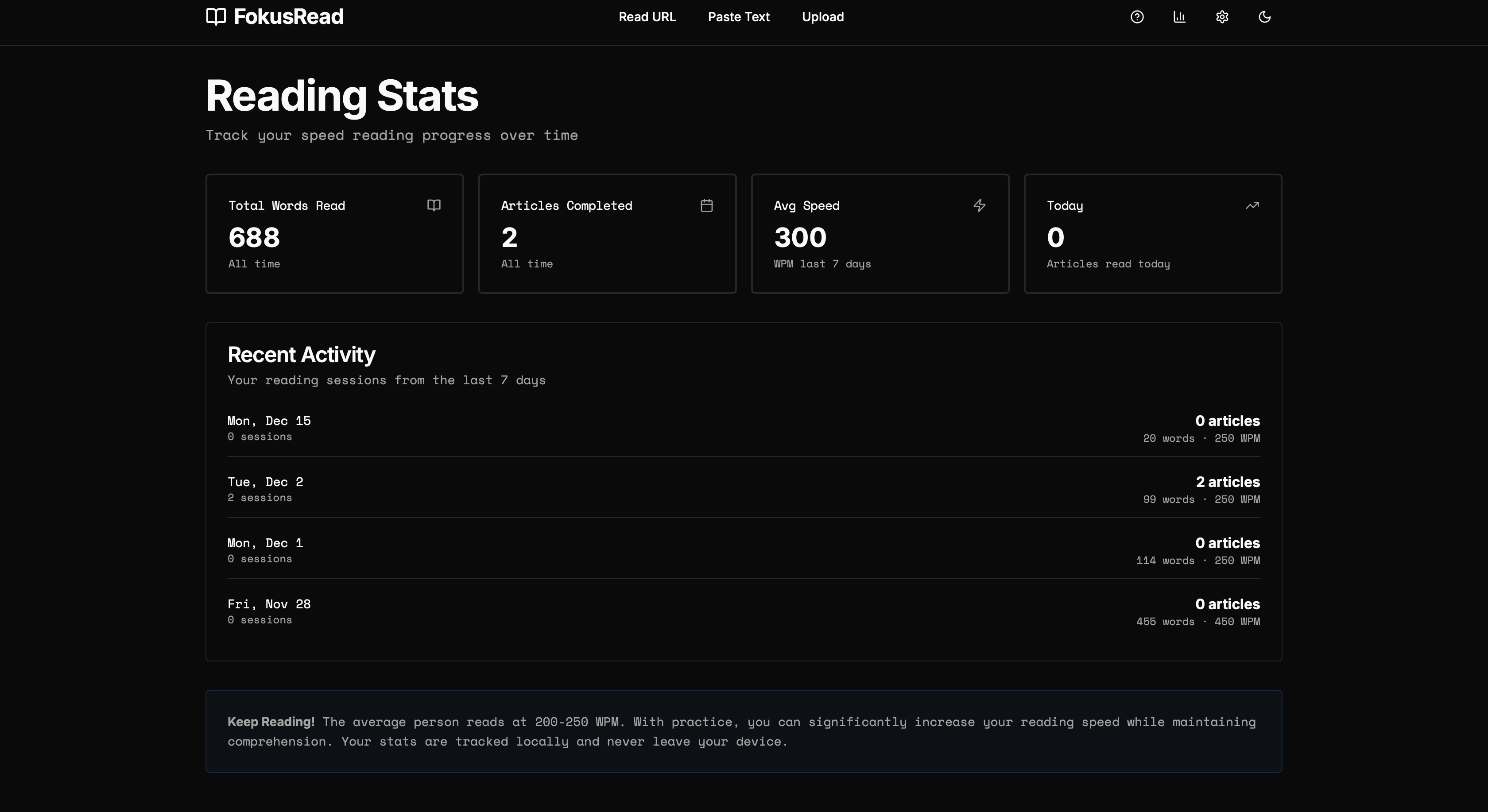 FokusRead - Screenshot 3 showing product features and functionality