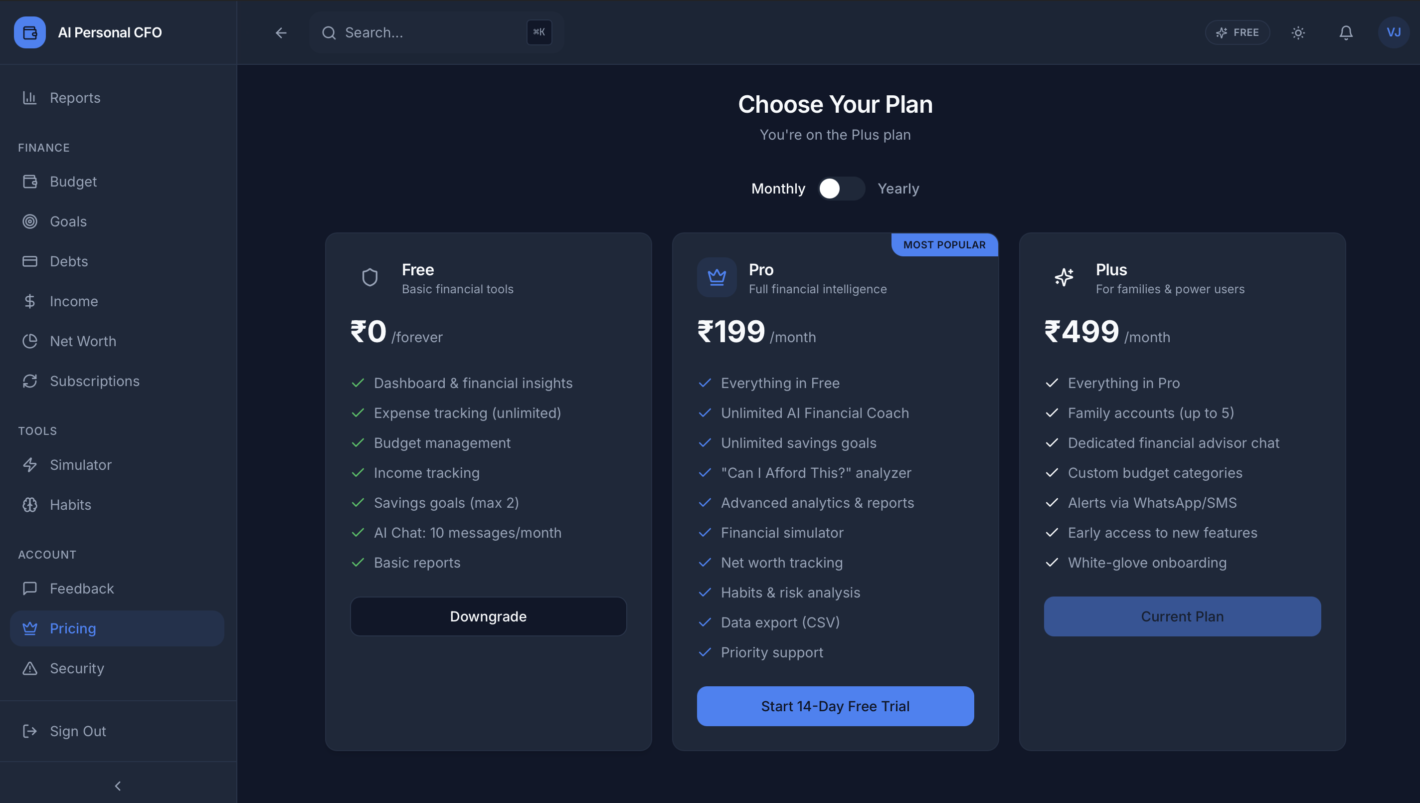AI Personal CFO gallery image