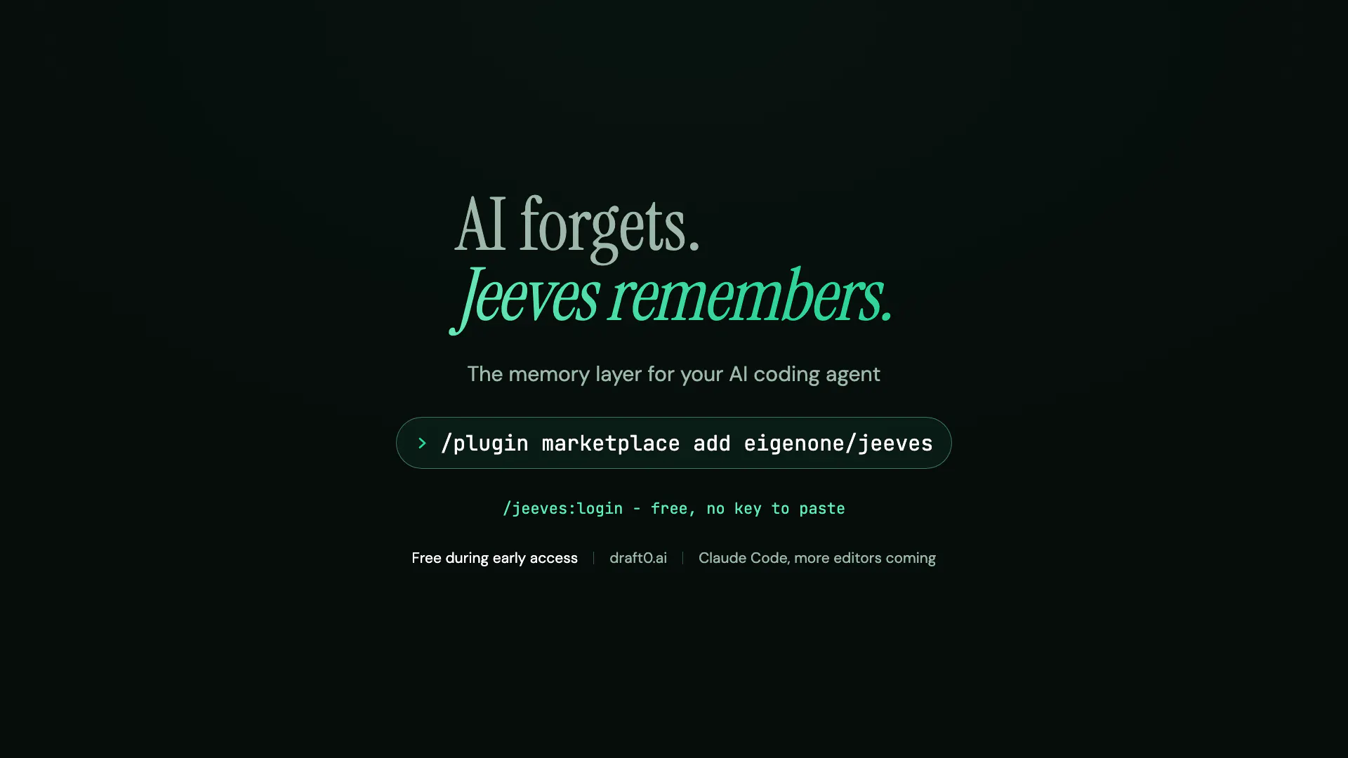 Draft0 — Jeeves gallery image
